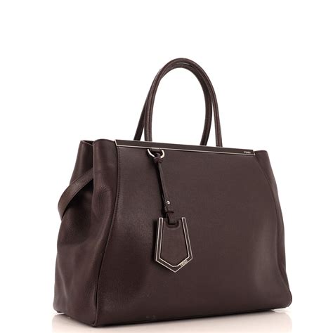 fendi 2jours bag brown